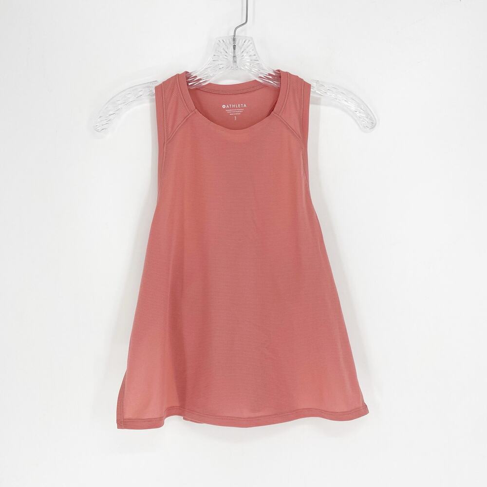 Athleta Pink Racerback Tank Top Size Small
